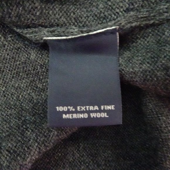 Hart Schaffner Marx V-Neck Sweater - Dark Gray - Picture 6 of 7